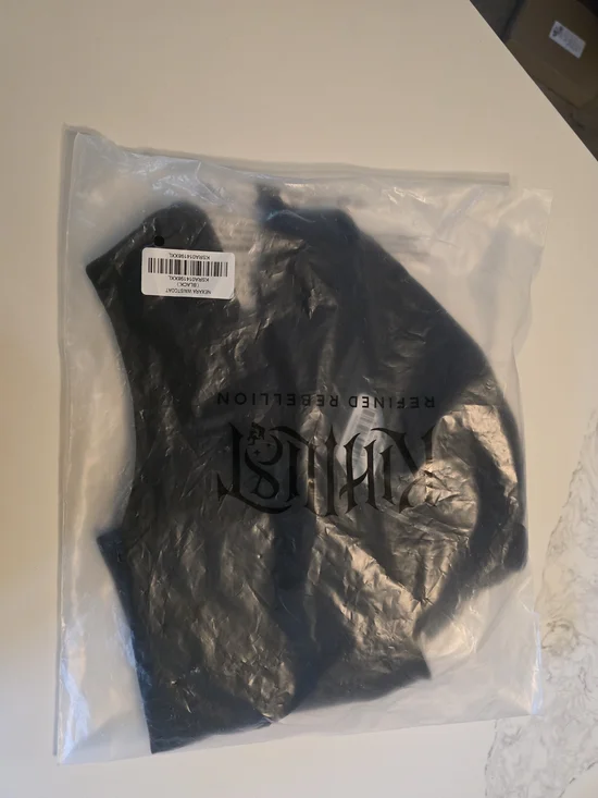 Black Lace-Up Waistcoat Top - Picture 5 of 5